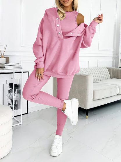 Sara | Conjunto Deportivo Cómodo Con Sudadera Capucha