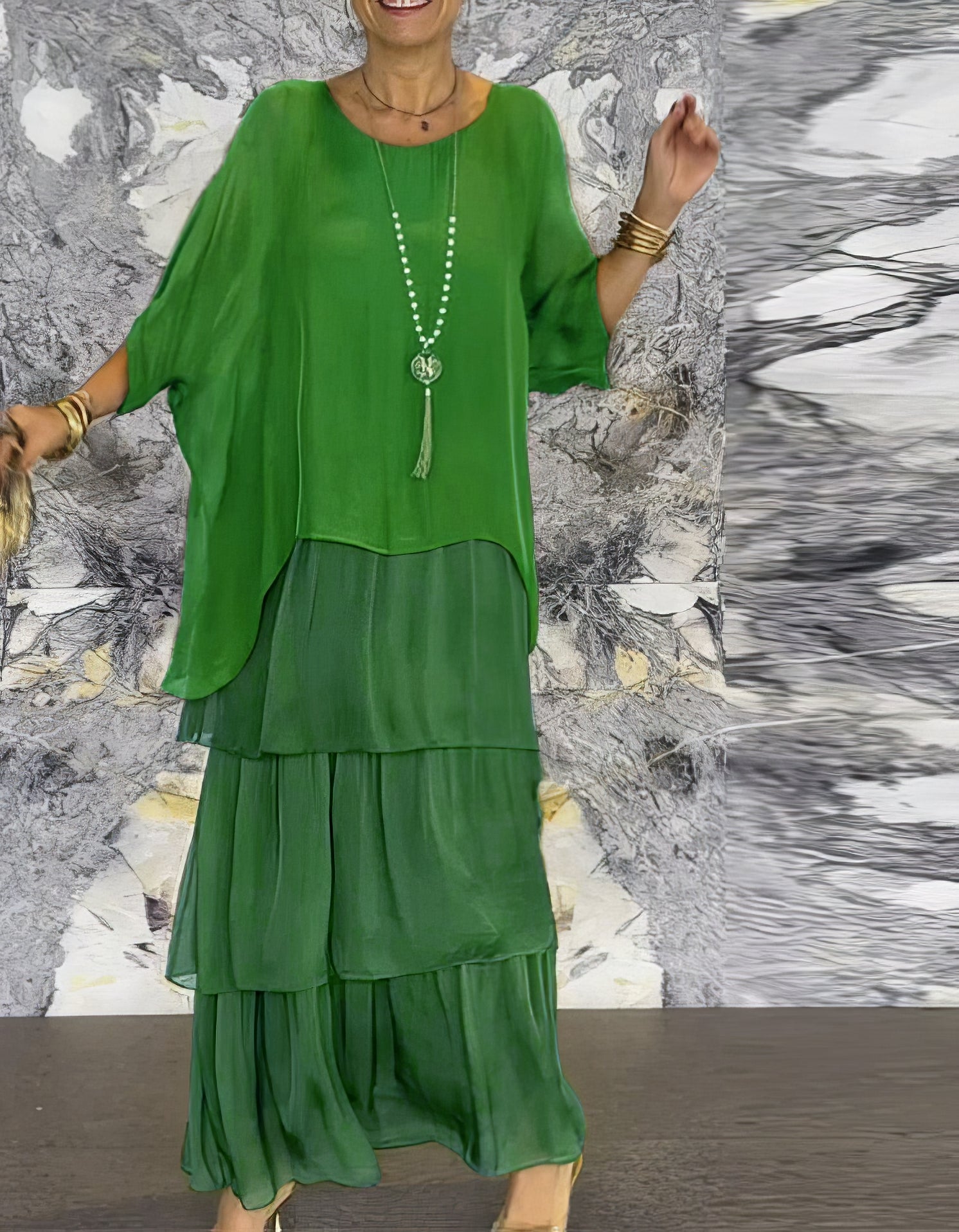Camila | Vestido Artístico De Corte Amplio