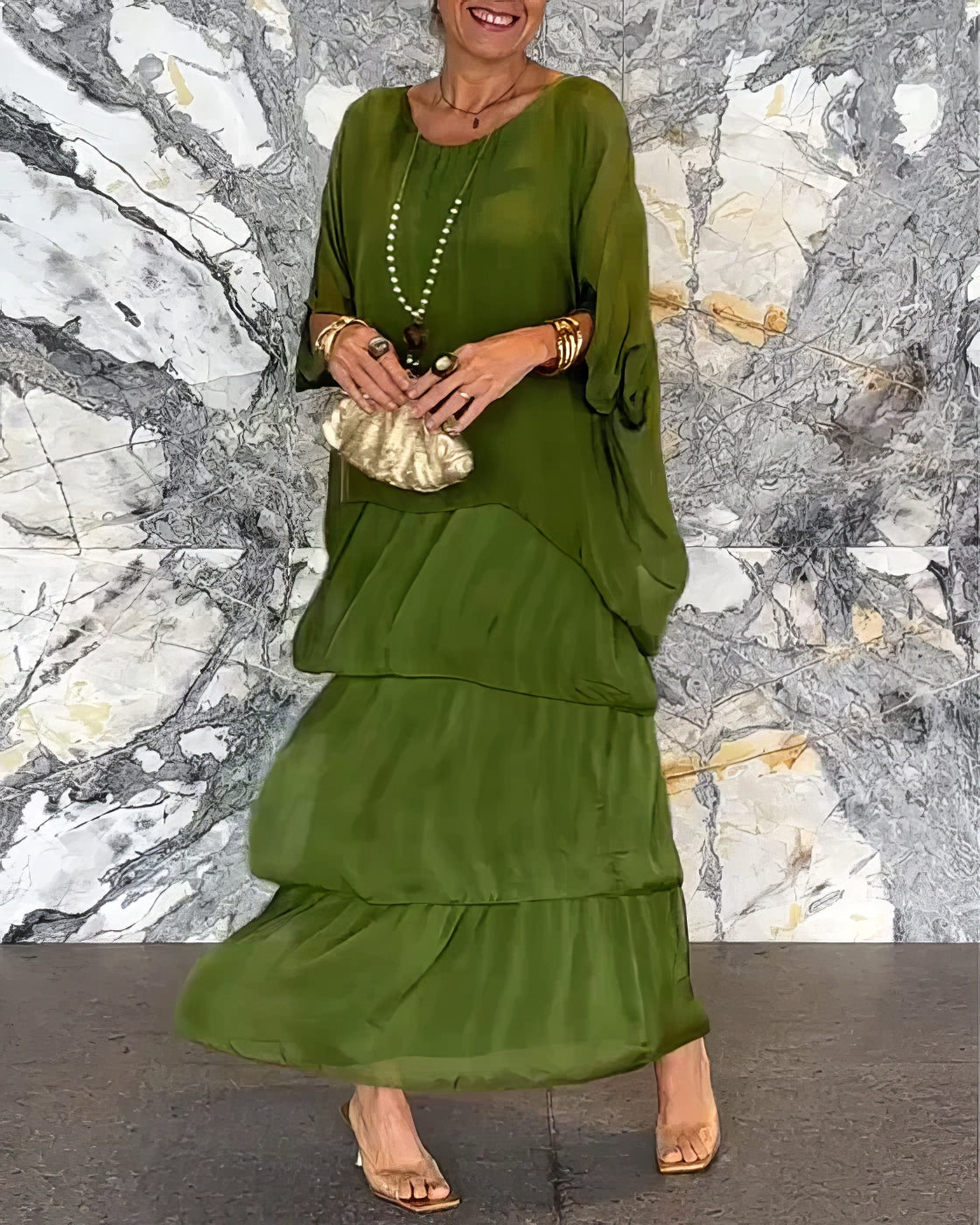 Camila | Vestido Artístico De Corte Amplio