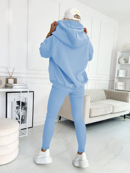 Sara | Conjunto Deportivo Cómodo Con Sudadera Capucha