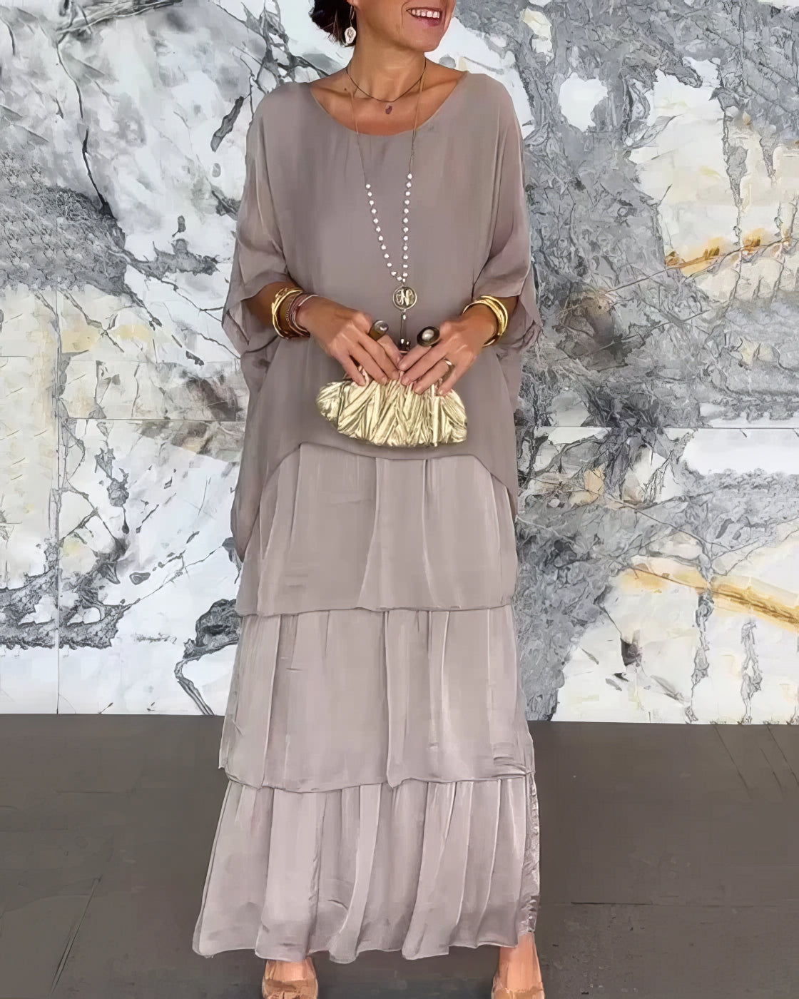 Camila | Vestido Artístico De Corte Amplio